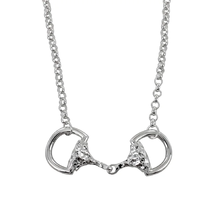 Supersize Detailed Snaffle Necklace