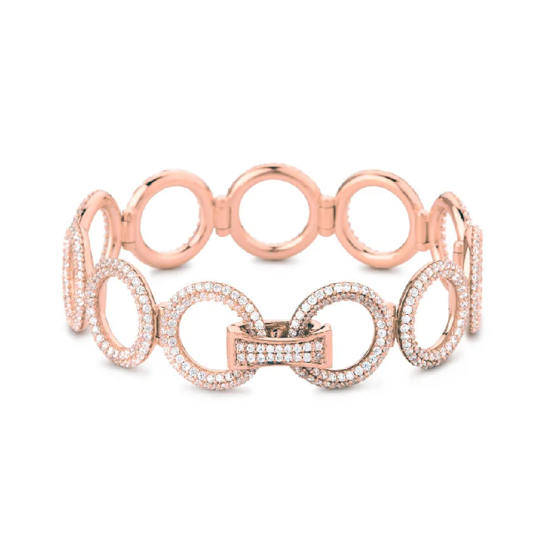 Matiné 18K Rosegold Bracelet w. 694 Diamonds