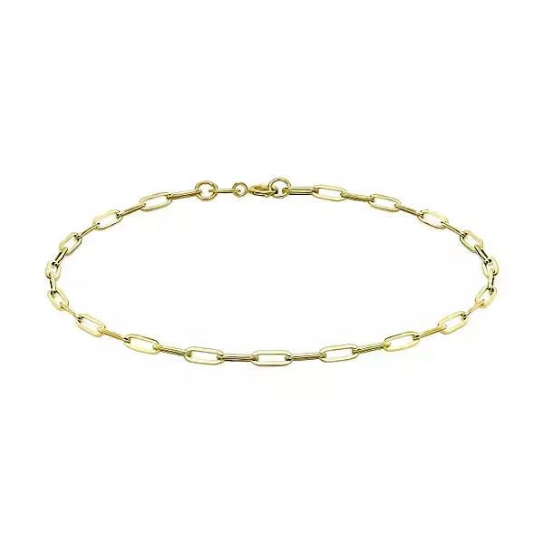 Ouro Paperclip Chain Bracelet