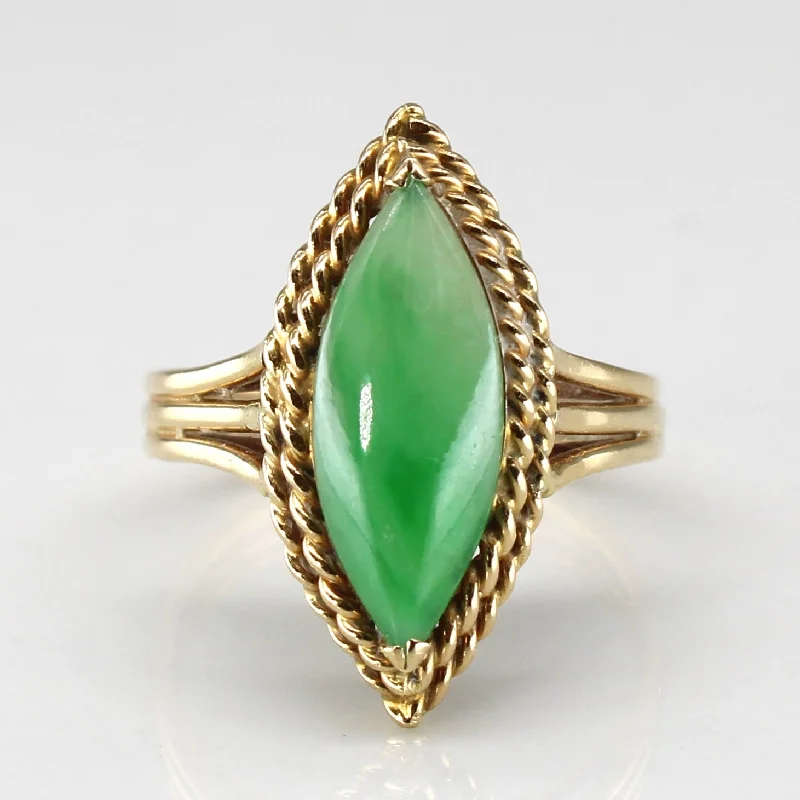 Jadeite Cocktail Ring | 0.86ct | SZ 6.25 |