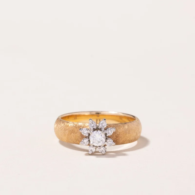 14k Yellow Gold Diamond Ring | 0.27ctw | SZ 6