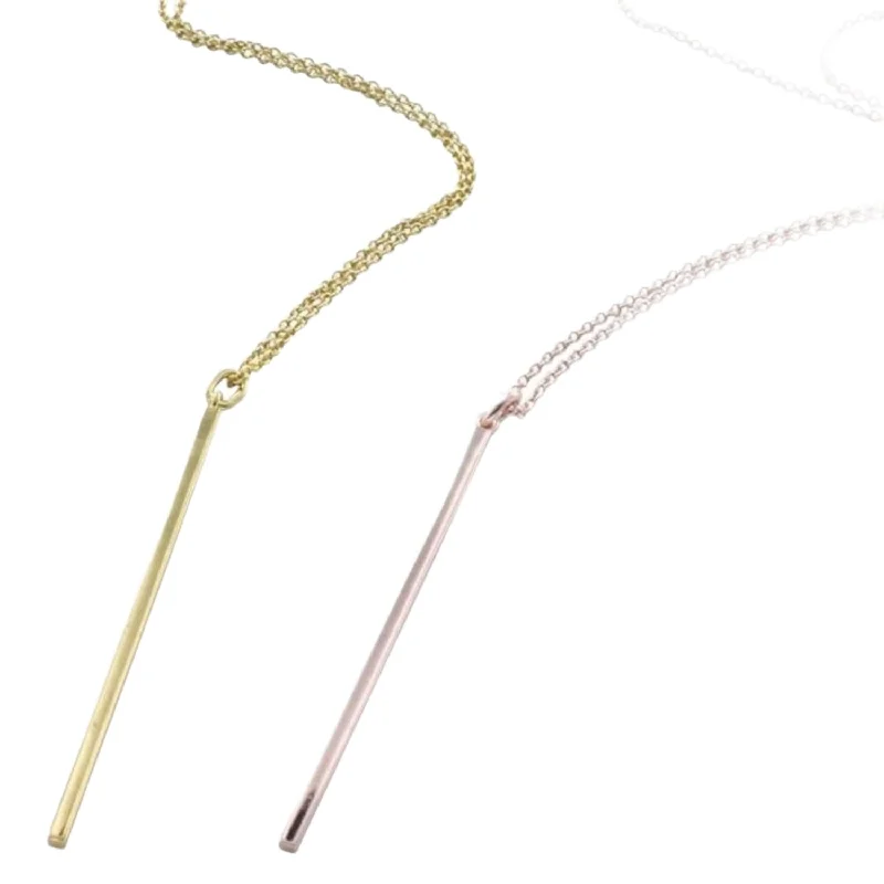 Sterling Silver Long Line Necklace