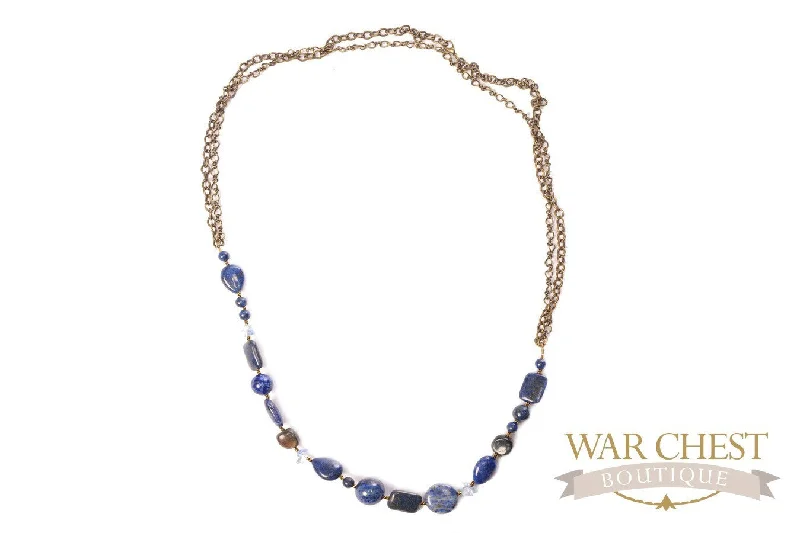 Lapis Chain Necklace