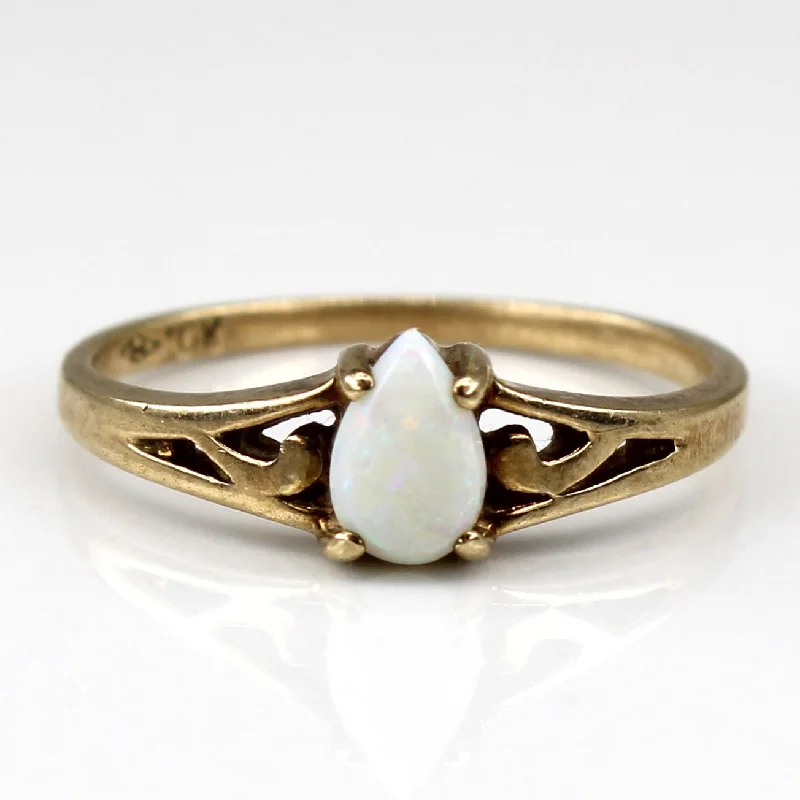 Opal Gold Ring | 0.20ct | SZ 6 |