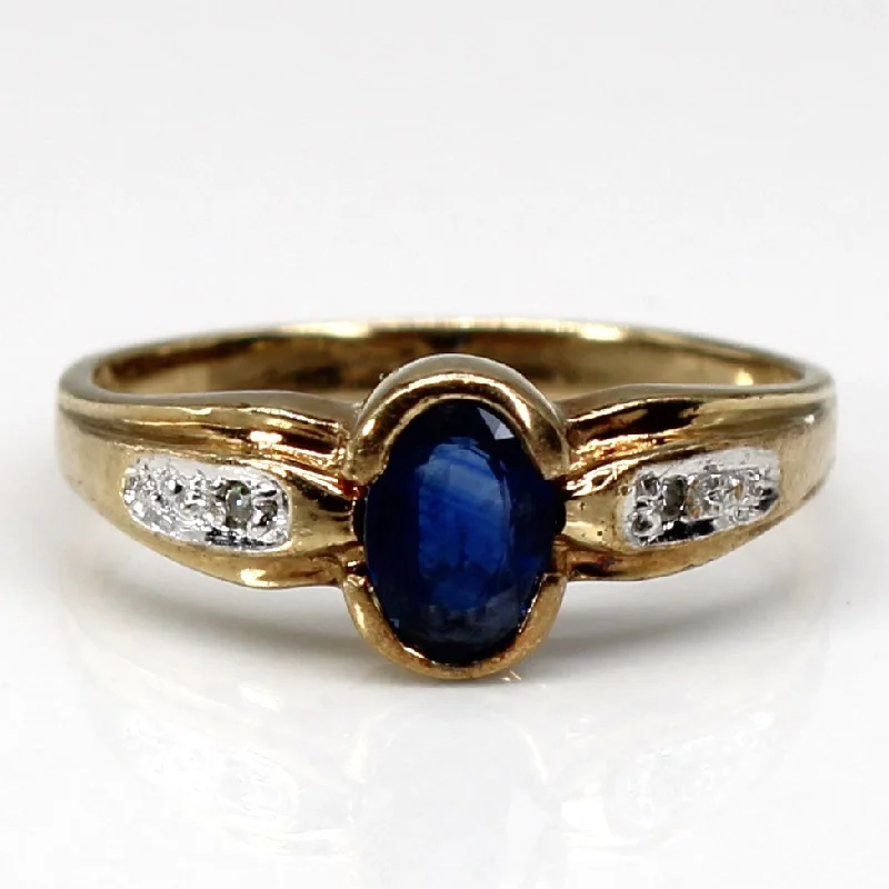 Sapphire & Diamond Ring | 0.30ct | 0.01ctw | SZ 5.5 |