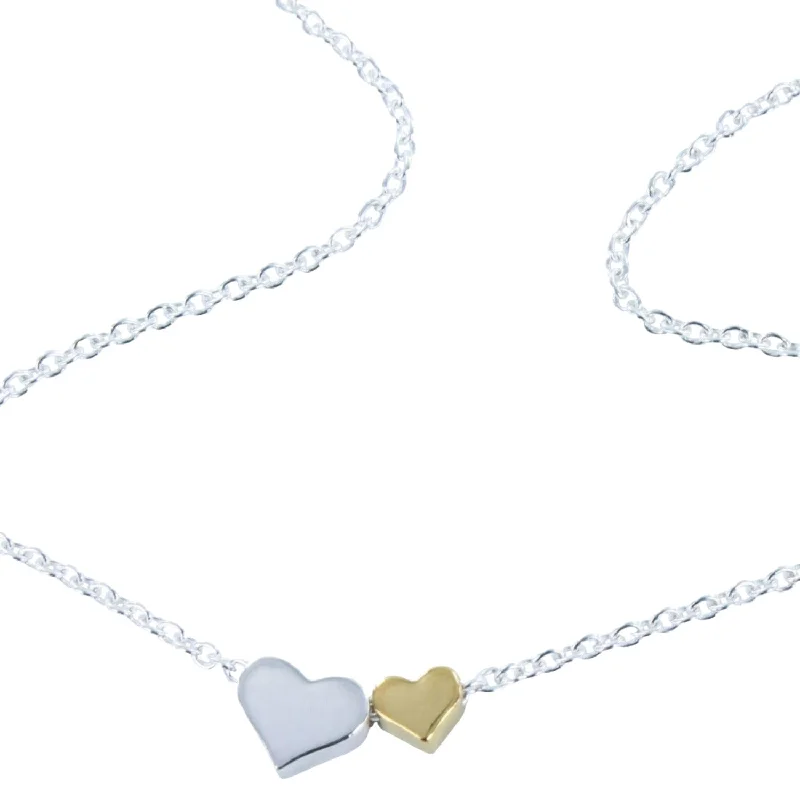 Cherish You Sterling Silver Heart Necklace