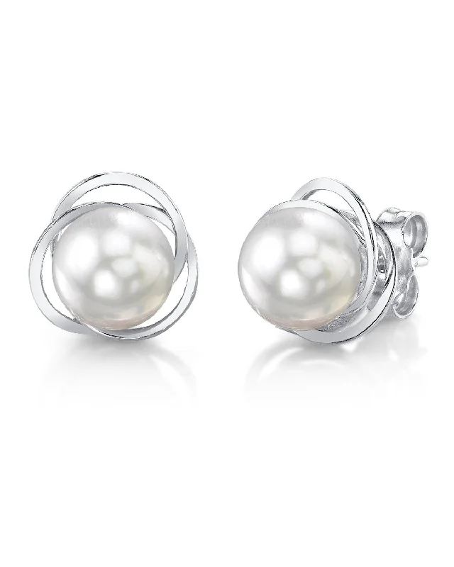 White South Sea Pearl Khilana Stud Earrings