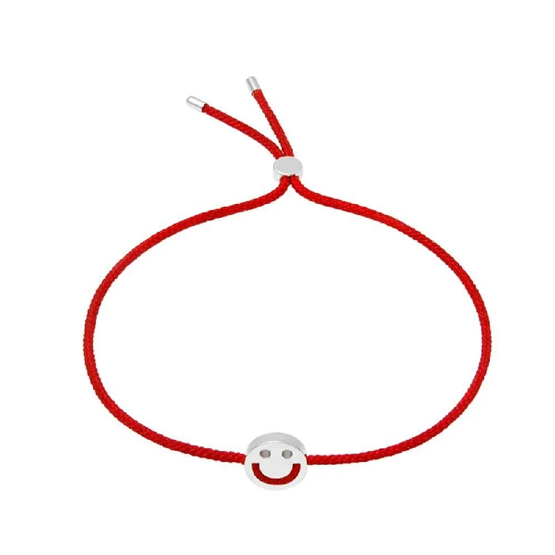 FRIENDS Happy Red 18K Whitegold Bracelet