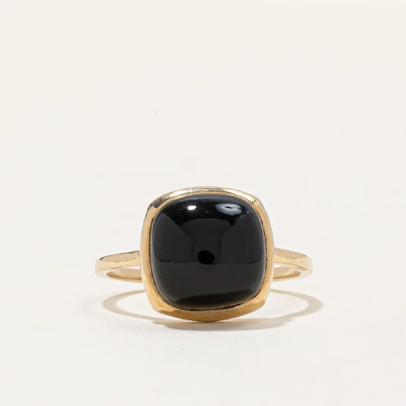 Onyx Ring | 4.00ct | SZ 7 |