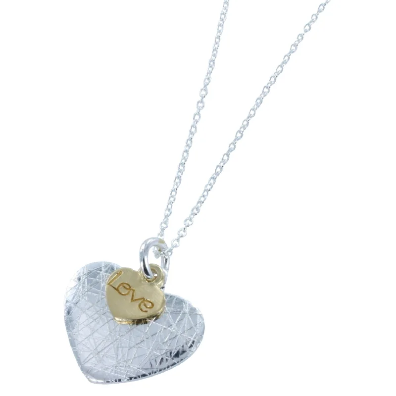 Corazon Sterling Silver Heart Necklace