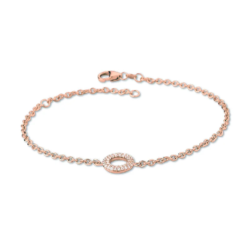 Matiné 18K Rosegold Bracelet w. 42 Diamonds