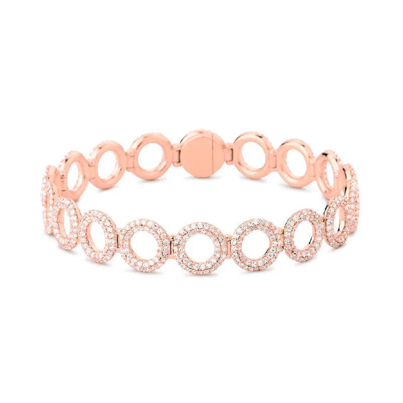 Matiné 18K Rosegold Bracelet w. 752 Diamonds