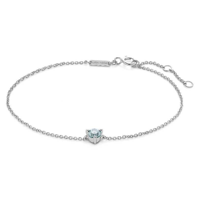 The Blue Mini Solitaire Bracelet