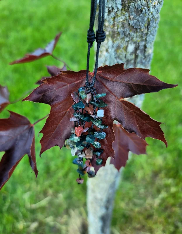 Multi-Colored Rope Necklace