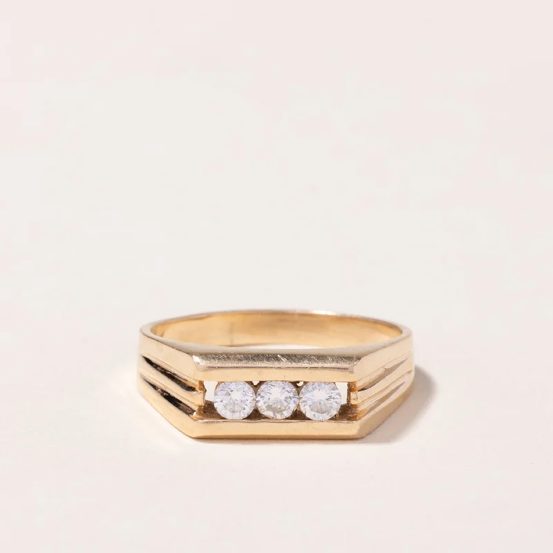 14k Yellow Gold Diamond Ring | 0.47ctw | SZ 12