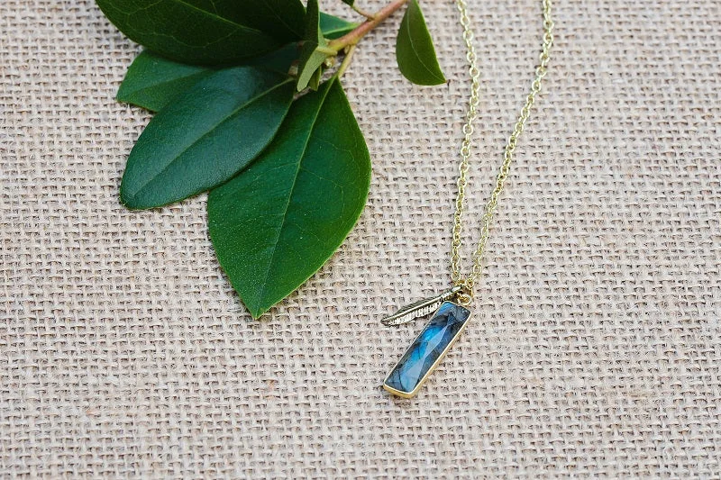 Petite Labradorite Necklace