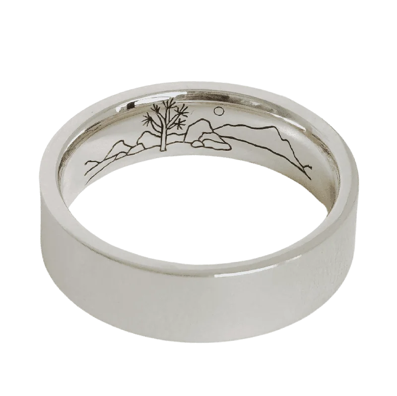 Joshua Tree Wedding Band 6mm