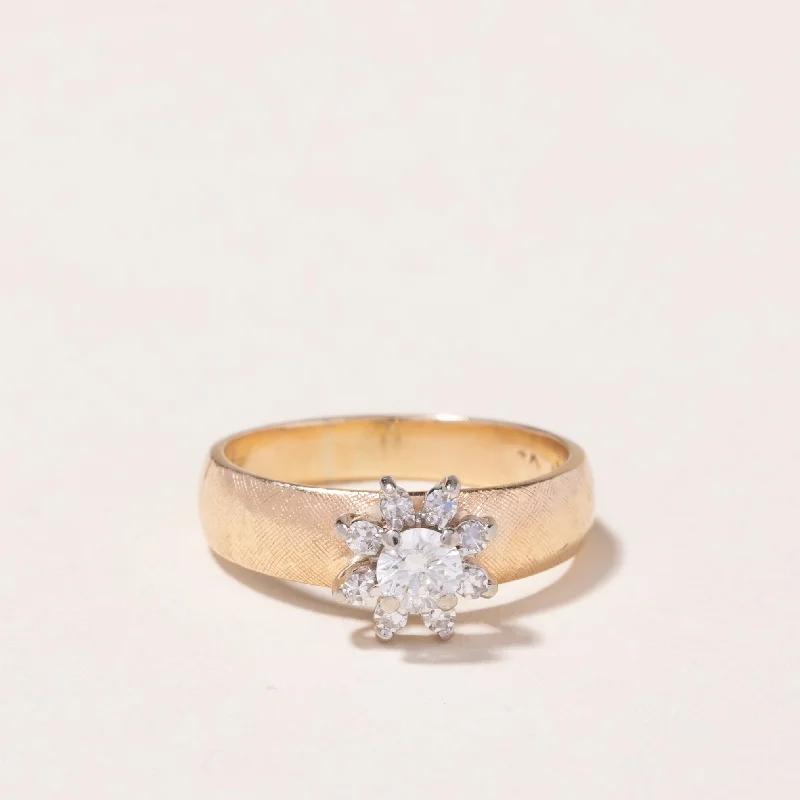 14k Yellow Gold Diamond Ring | 0.36ctw | SZ 6