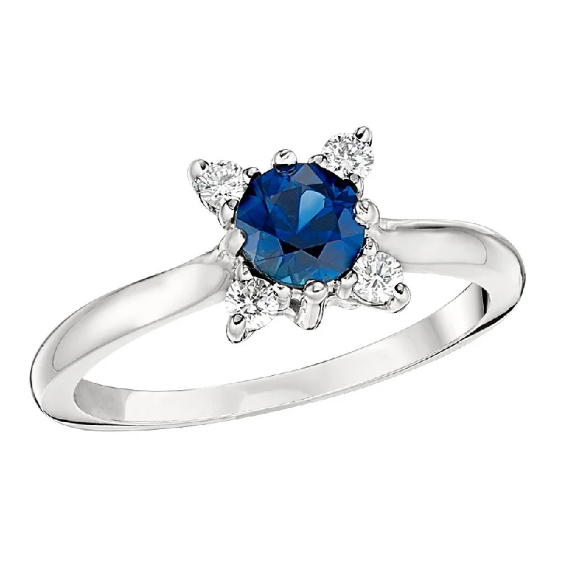 Sapphire and Diamond Ring