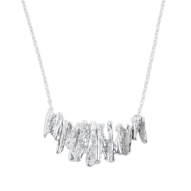 Sterling Silver Flakiest Necklace