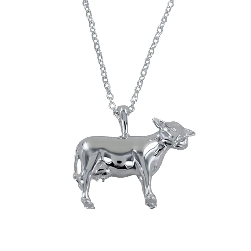 Buttercup the Cow Sterling Silver Necklace