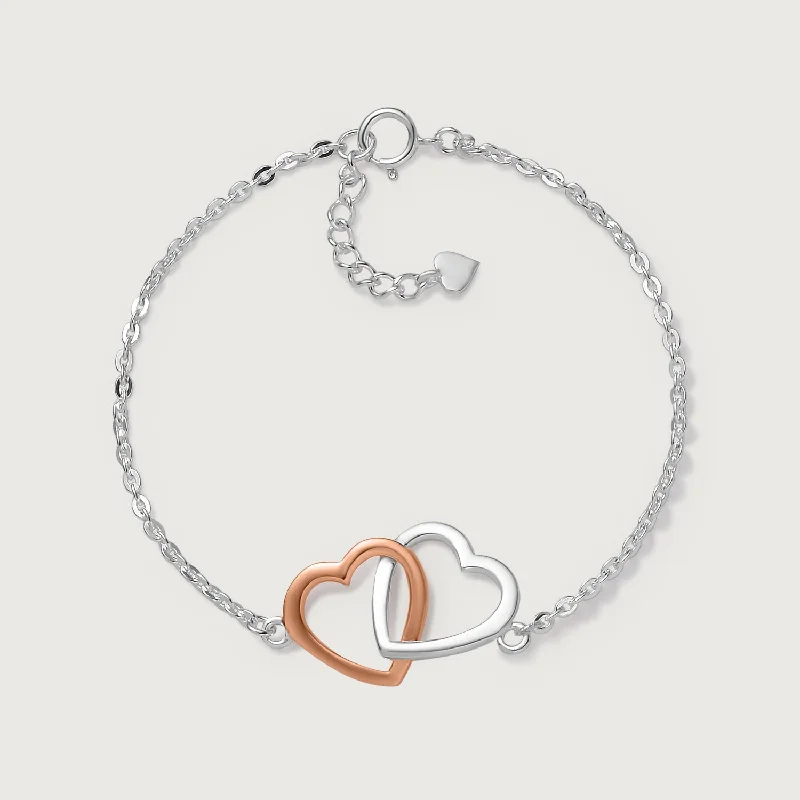 Interlocking Hearts Bracelet