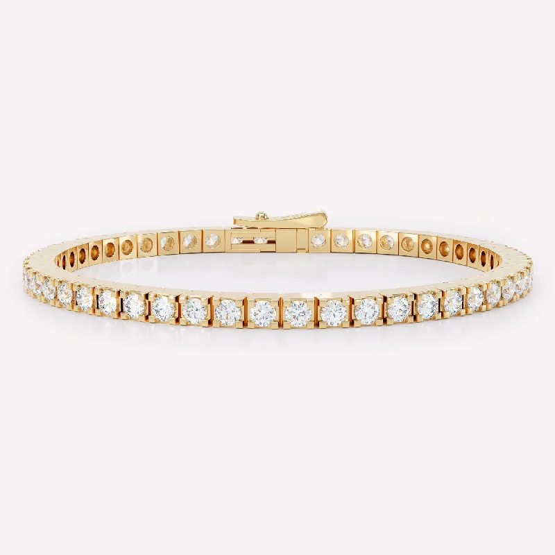 The LOEV Tennis 18K Gold Bracelet w. Lab-Grown Diamonds