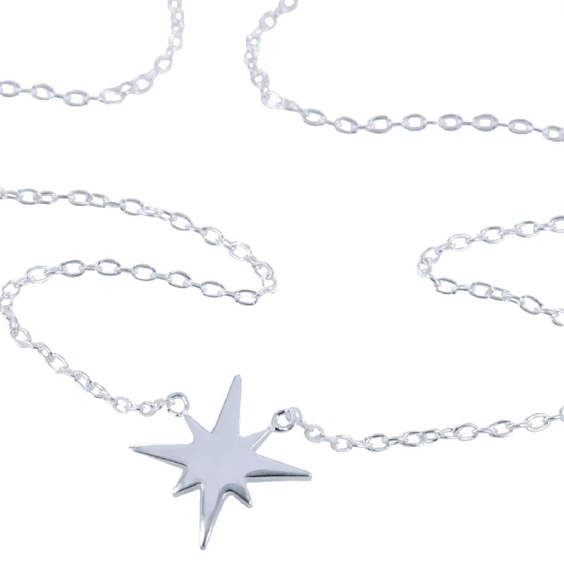 Follow that Star Sterling Silver Necklace