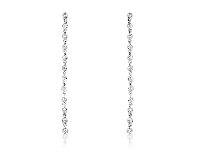 Diamond Dangle Design Earrings